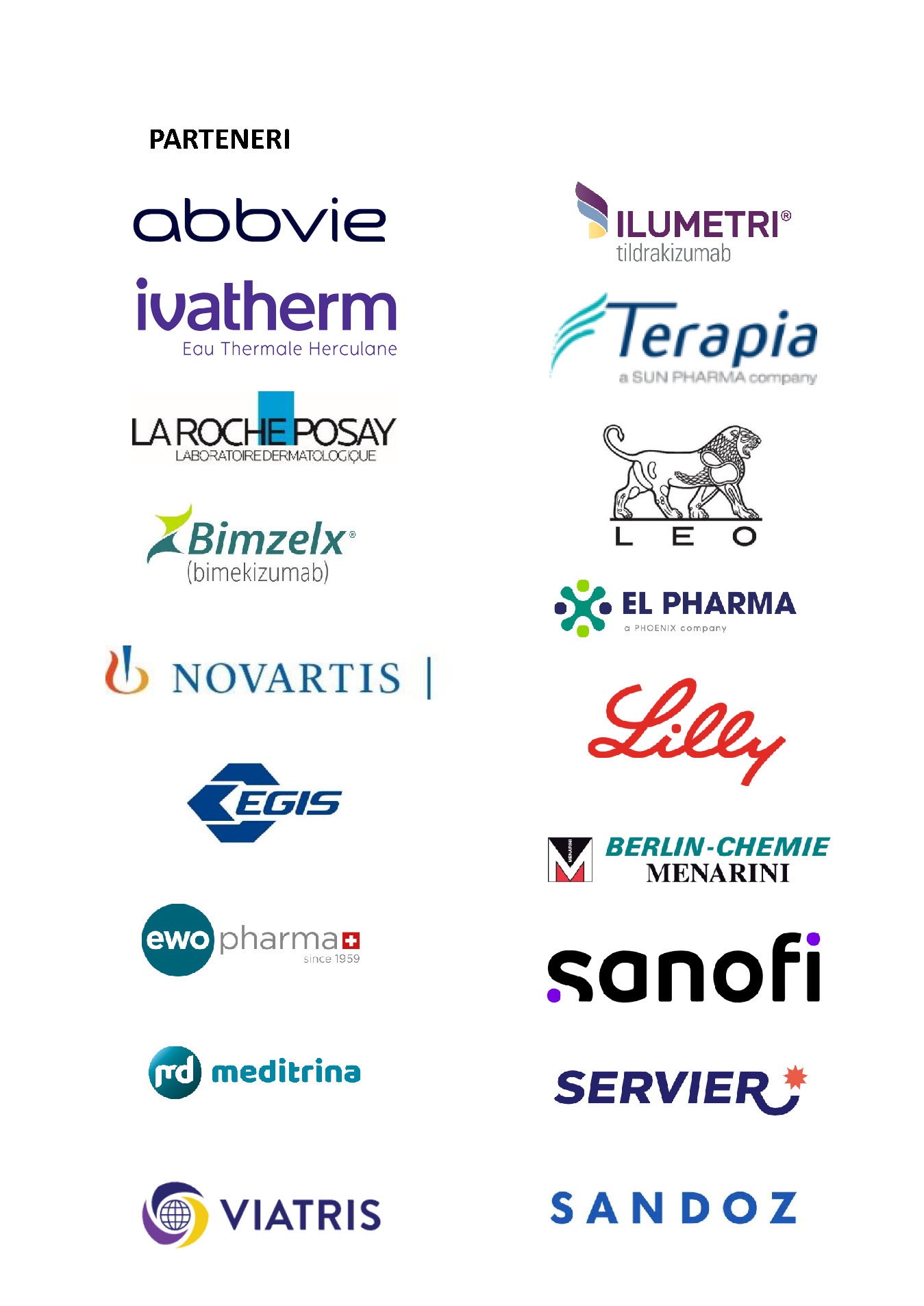 Parteneri Conferința Zilele Dermatologiei Dobrogene